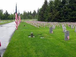 If you want to feel extremely proud to be an american, visit this place on memorial day when all of the graves have american flags placed on them. This Was Taken Memorial Day Weekend In 2014 After The Students Had Put Out The Flags Picture Of Tahoma National Cemetery Kent Tripadvisor