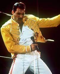 Freddie Mercury Concert Yellow Replica Jacket Freddie Mercury Queen Freddie Mercury Mercury