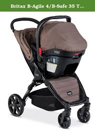 Britax B Agile 4 B Safe 35 Travel System Fossil Brown The B Agile 4 B Safe 35 Travel System Is Specifically D Britax Double Stroller Britax Stroller Stroller