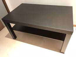 Particleboard, fiberboard, abs plastic, printed and embossed acrylic paint, clear acrylic lacquer filling material: Free Ikea Lack Coffee Table Black Brown 90x55x45 Cm Furniture Home Living Furniture Tables Sets On Carousell