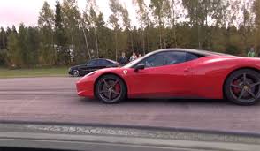 Maybe you would like to learn more about one of these? Video Mercedes Benz Sls Amg Vs Ferrari 458 Italia Gtspirit