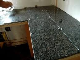 How To Install A Granite Tile Kitchen Countertop Tile Countertops Kitchen Diy Granite Countertops Granite Tile Countertops