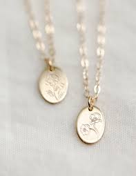 Birth Month Flower Necklace Etsy Pin On Wishlist
