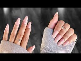 How I Do My Nails At Home Using Super Glue Faye Claire Youtube In 2020 Nails Acrylic Nails At Home Glue On Nails