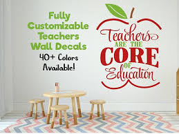 Teachers Wall Decals Teacher Wall Sticker School Room Decor Etsy School Stickers Wall Decals Wall Sticker