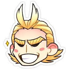 All Might Sticker By Mizkatt En 2021 Pegatinas Kawaii Pegatinas Bonitas Pegatinas Para Imprimir Gratis