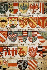 Armoiries De La Marche D Autriche Et Possessions De La Maison De Habsbourg Grand Armorial Equestre De La Toison D Or Flan Blason Drapeaux Du Monde Heraldique