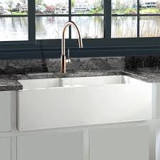 55/45 double bowl kitchen sink with grid with grid and strainer free grid and strainer: Nantucket Sinks Hyannis Fireclay Farmhouse Apron Sink Kitchensource Com