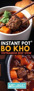 Instant Pot Bo Kho Vietnamese Beef Stew Tested By Amy Jacky Recipe Vietnamese Beef Stew Beef Stew Recipe Instant Pot Asian Recipes