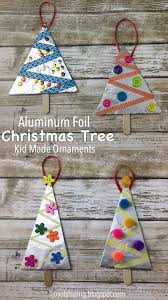 Aluminum Foil Christmas Tree Ornaments Christmas Tree Crafts Preschool Christmas Christmas Crafts