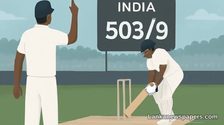 India Declare at 503/9, Putting Sri Lanka Under Massive Pressure in Colombo Test - Lanka Newspapers