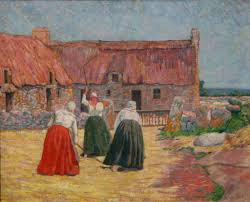 Henri Delavallee 1862 1943 Les Batteuses De Ble Huile Sur Toile 50 X 61 Cm C Musee Des Beaux Arts De Quimper Musee Des Beaux Arts Beaux Arts Les Arts