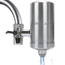 Buy Faucet Water Filter Oweilan 304 Stainless Steel Water Filtration System High Flow Water Purifier With Acf Carbon Filter Element Tap Water Filter Reduces Chlorine Heavy Metals Lead Bad Taste Online In