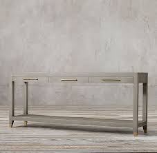 Rh S Graydon Shagreen 3 Drawer Console Table Designed By Geoffrey Hawkes Our Collection Is Inspired By The Sumptuous Console Table Sideboard Console Shagreen