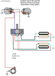 Strats teles triple shot wiring diagrams. Hermetico Guitar Wiring Diagram Custom Carvin Mods 02 And 03 5 Way Switch Guitar Gear Geek