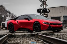 Bmw I8 Frozen Red Satin Conform Chrome 15 Bmw I8 Bmw Bmw Sports Car
