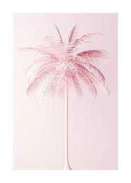 Walk me home, can we pretend & hurts 2b human. Pastel Pink Palm Poster