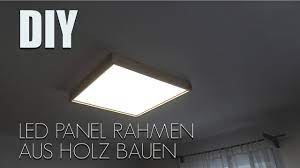 Heute bei lets bastel:so baust du dir eine schreibtischbeleuchtung selber für deinen schreibtisch. Diy Led Panel Rahmen Aus Holz Bauen Youtube