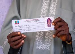 Tinubu Revalidates Apc Membership Proudly Displays Slip