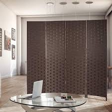 Amazon Com Room Divider Wood Screen 4 Panel Wood Mesh Woven Design Room Screen Divider Folding Por Portable Partitions Room Partition Designs Partition Screen