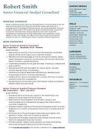 Start a free workable trial and post your ad on the most popular job boards today. Senior Financial Analyst Resume Samples Qwikresume