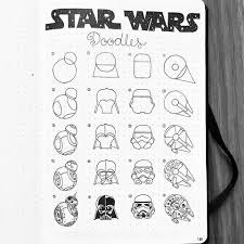 Star Wars Doodles Star Wars Art Drawings Star Wars Drawings Bullet Journal Ideas Pages