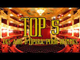 Top 5 Des Airs D Opera Pour Hommes Youtube