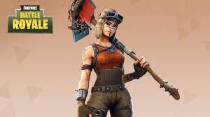 Films en vf ou vostfr et bien sûr en hd. Renegade Raider Holding Pickaxe In Brown Background Fortnite Hd Games Wallpapers Hd Wallpapers Id 39854