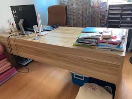 Study table with a big board allows your kids to put magnetic alphabet on it, create different words and discover new words in a fun way. Big Study Table Furniture Home Living Furniture Tables Sets On Carousell