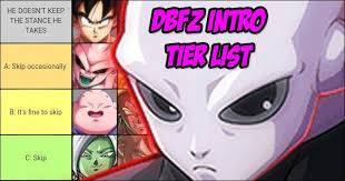 We did not find results for: Here S A Pretty Fun Tier List For Dragon Ball Fighterz Ranking Every Character S Pre Fight Intro