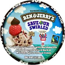Ben Jerry S Save Our Swirled Ice Cream 2015 Pint Scoop Shops Limited Batch Raspberry Ice Cream With Mar Ice Cream Raspberry Ice Cream Homemade Ice Cream