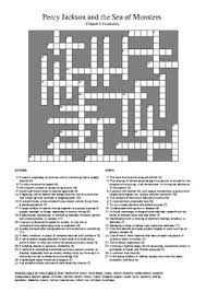 Simply movies (109) a crossword packed with many of your movie favorites. Percy Jackson Crossword Worksheets Teaching Resources Tpt