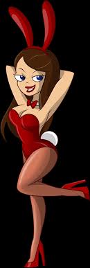 Vanessa dressed as sexy bunny… or may be it is another one trap for Agent  P! – Phineas and Ferb Cartoon Sex