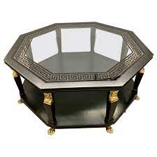Also known and referred to as meandros or the hellenic. Palatial Versace Style Greek Key Cocktail Octagonal Coffee Table At 1stdibs