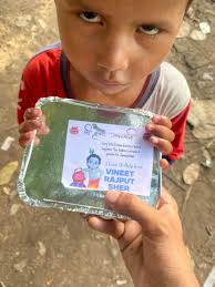 Thank you @vineet.rajput.4447 your contribution 💕 Sponsor a food packets  for just ₹49/-. We ensure 100% transparency with all photos of food packets  distribution in your name. We have been feeding 100's