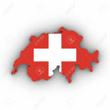 When the helvetic republic was. Switzerland Map Outline With Swiss Flag On White With Shadows Stock Photo Picture And Royalty Free Image Image 81213436