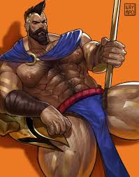 Rule 34 - 1boy 2023 Atreus (league Of Legends) Bara Bara Tits Barazoku  Beard Bulge Cape Facial Hair Gay Hairy Hairy Chest Helmet Hi Res Highres League  Of Legends Looking At Viewer