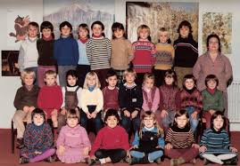 Photo de classe CP de 1983, BON PASTEUR