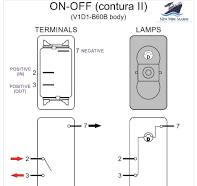 Rocker Switch Wiring Diagrams | New Wire Marine