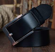Ceinture Cuir Jeans Rubaga Noir Ceinture Homme