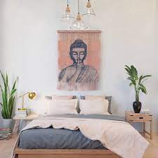 Buddha Wall Hanging By Vanya Society6 Yoga Friend Gift Spiritual Decor Yoga Decor Meditation Gifts