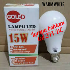Kecuali motor dengan soket h7. Lampu Bohlam Led 15watt 24v Dc Murah Warm White Shopee Indonesia