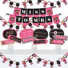 Pink stilettos girls night out bachelorette party balloon. Girls Night Out Banner And Photo Booth Decorations Bachelorette Party Supplies Kit Doterrific Bundle Walmart Com Walmart Com