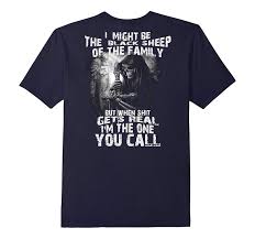 I Might Be The Black Sheep Of The Family I Might Be The Black Sheep Of The Family Skull Biker Tshirt Biker T Shirts Black Sheep Of The Family Types Of Shirts