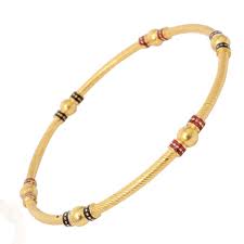 22kt Designer Rope Officewear Bangles Bangles Jewelry Designs Gold Bangles Design Beautiful Gold Necklaces
