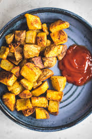 For large potatoes, a 2015 the kitchn recipe noted that it will take a large russet potato 50 to 60 minutes to bake at 425 degrees f. Perfectly Crispy Roasted Breakfast Potatoes Ambitious Kitchen