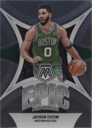 2023-24 mosaic basketball Jayson Tatum #284 City Edition Blue Prizm Celtics 