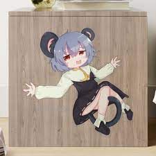 Pegatina for Sale con la obra «Nazrin Nyn | Touhou Nazarin | Divertida  líder de la niña ratón (ナ ズ ー リ ン Nazūrin)» de zakariaeladimi | Redbubble