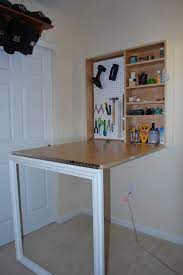 Wall mount fold down craft table workstation. Pin On Crafts
