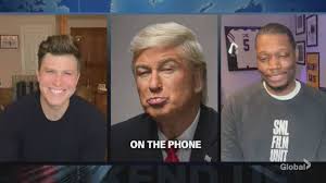 Alec Baldwin Plays Trump At A Virtual High School Graduation During Snl Season Finale National Globalnews Ca Though it's highly unlikely that trump will appear on snl anytime soon (if ever again), baldwin has extended an invitation to melania trump on twitter.